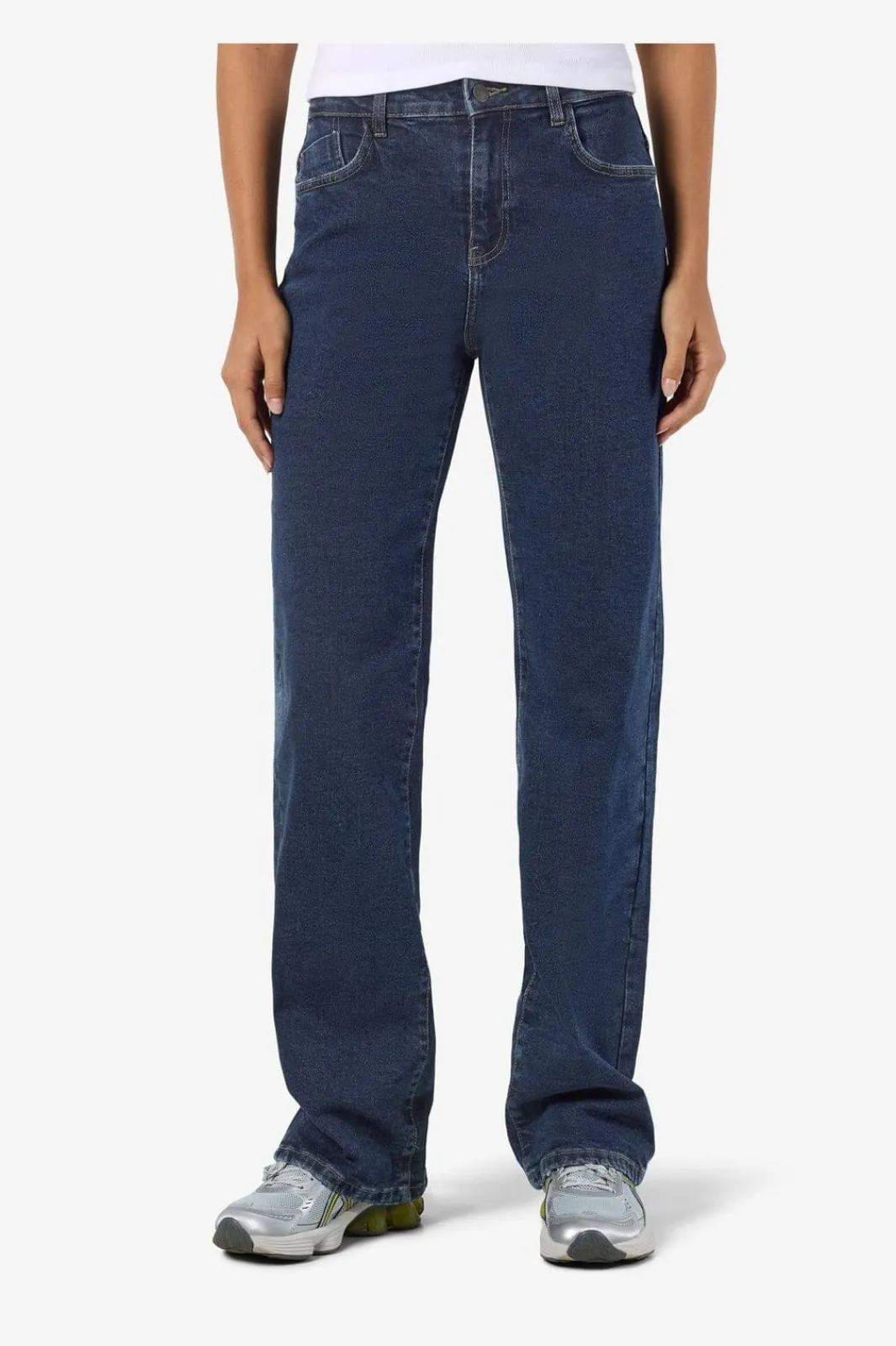 Noisy May Bukser, Jeans & Leggings<Nmyolanda Wide Str Az365Db Fwd