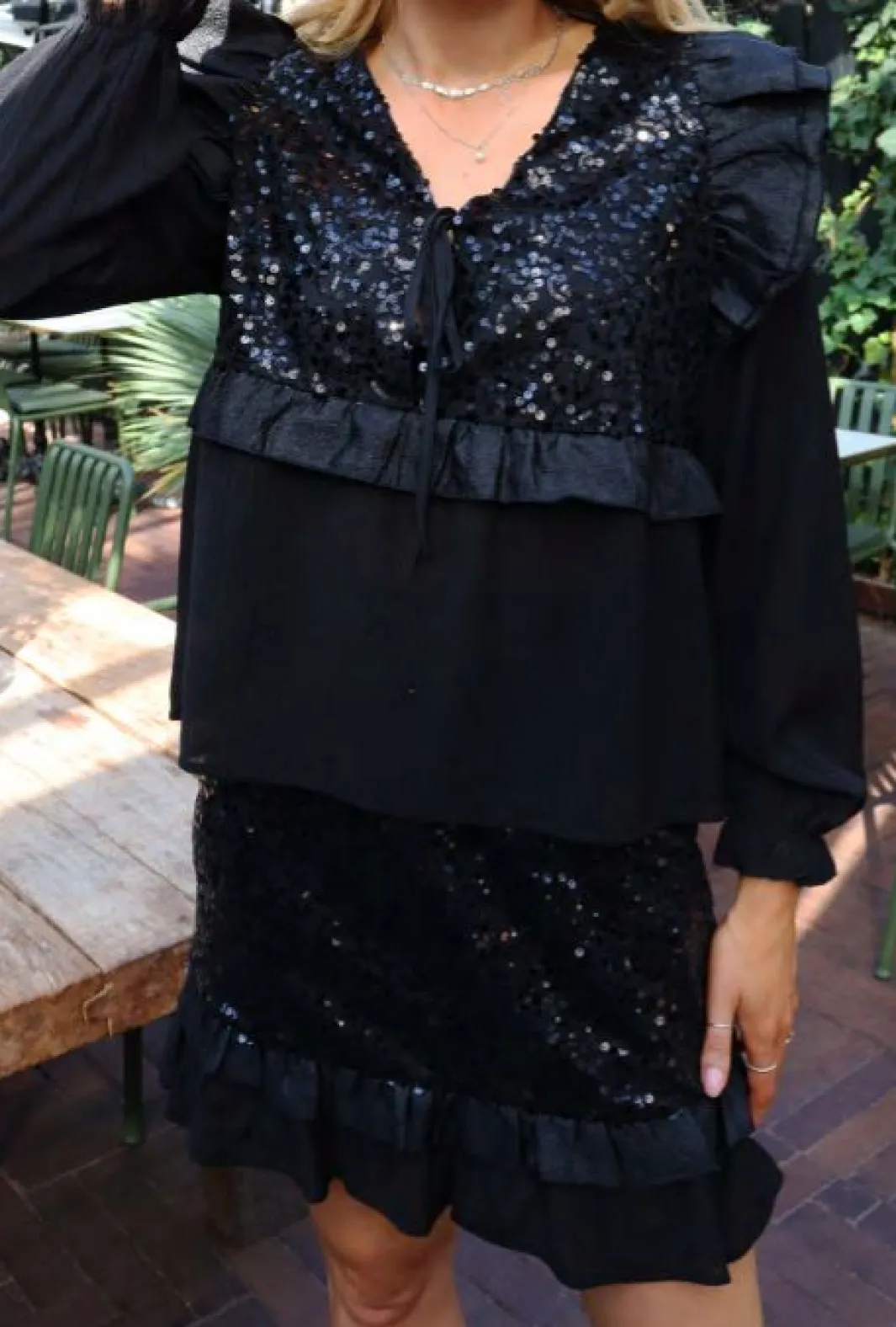Nor Ls Frill Blouse 22267 Bluser & Skjorter