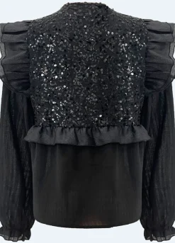 Nor Ls Frill Blouse 22267 Bluser & Skjorter
