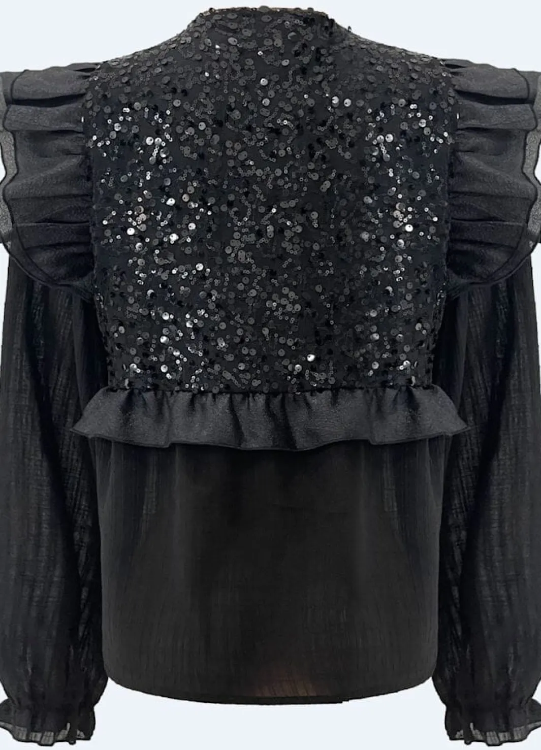 Nor Ls Frill Blouse 22267 Bluser & Skjorter