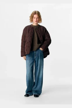 Object Overtøj & Jakker<Objallie Ls Lo Quilted Jacket