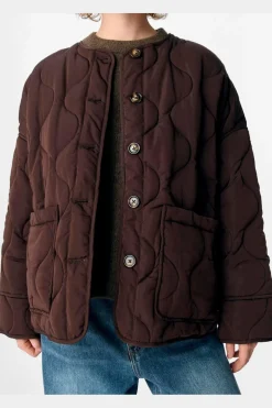 Object Overtøj & Jakker<Objallie Ls Lo Quilted Jacket