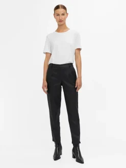 Discount Objbelle Lisa Coated Pant Bukser, Jeans & Leggings
