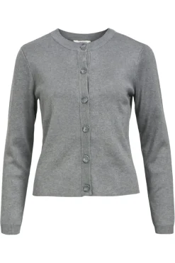 New Objester Sli L/S Knit Cardigan Cardigans|Ammevenligt Tøj