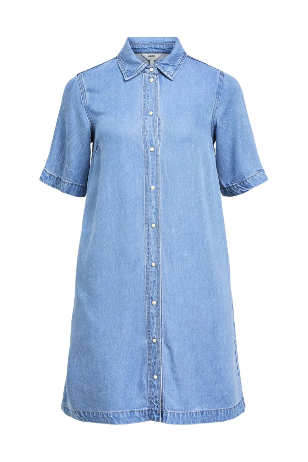 Sale Objframe 2/4 Re Denim Dress Kjoler|Ammevenligt Tøj