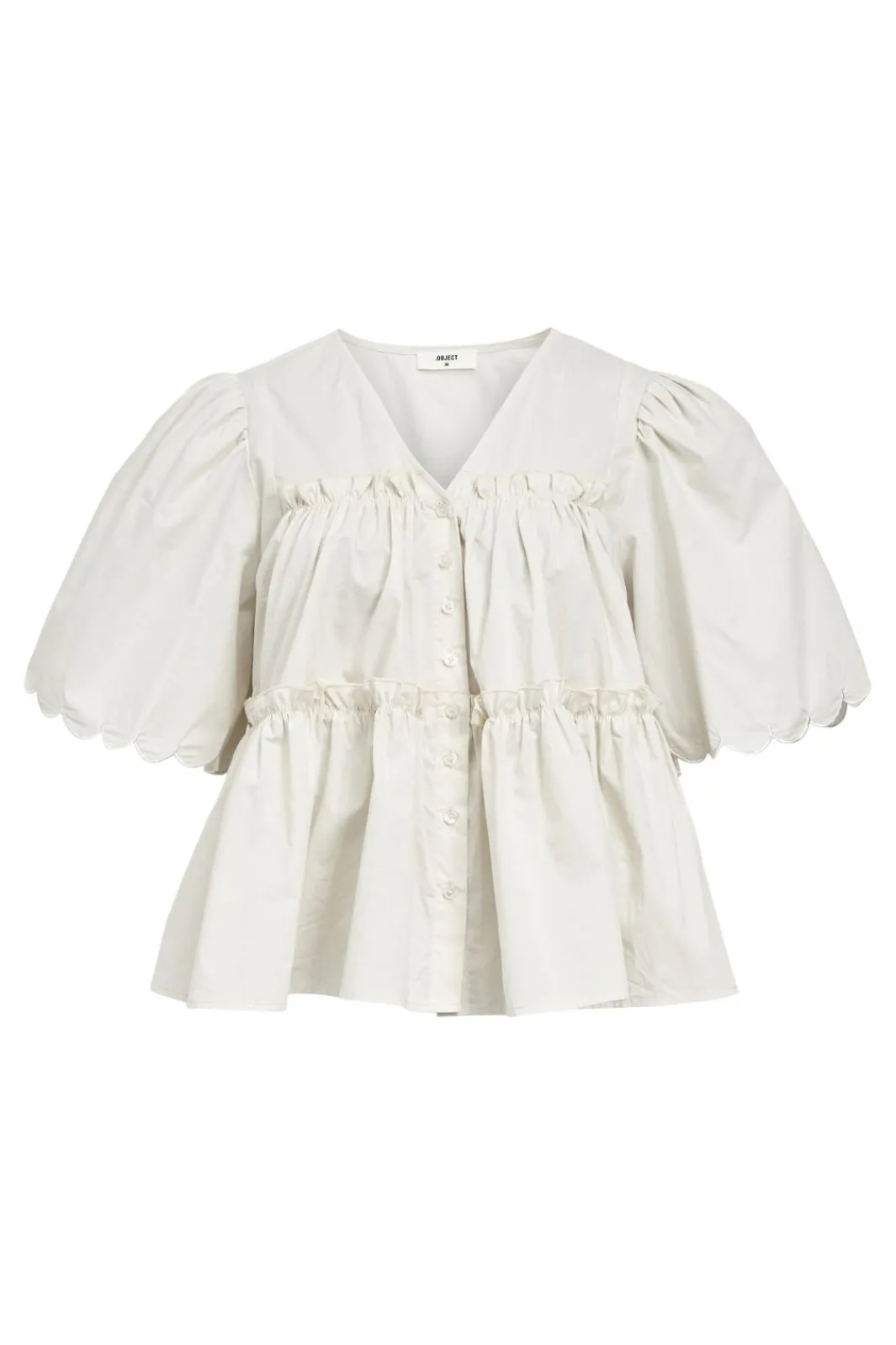 Object T-Shirts & Toppe<Objhope S/S Re V-Neck Top