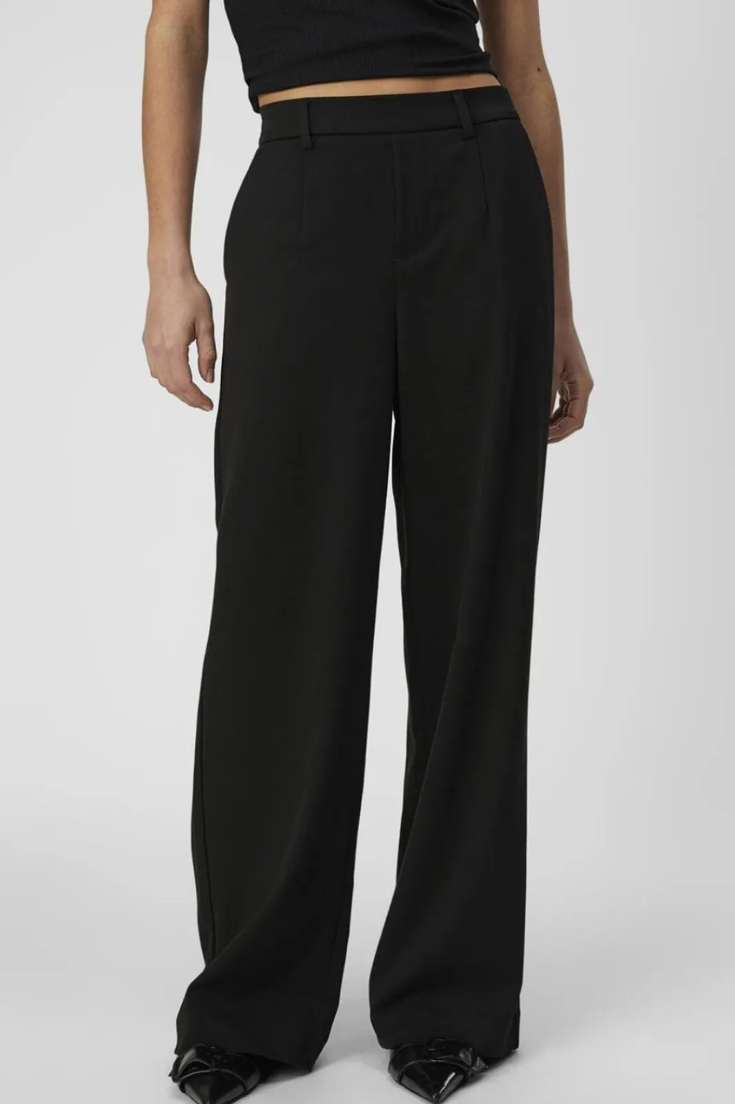 Hot Objlisa Wide Pant Bukser, Jeans & Leggings