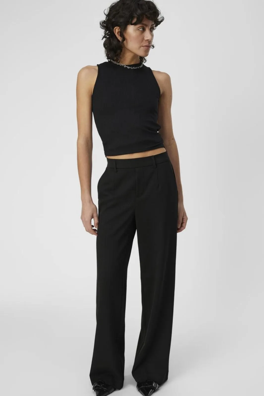 Hot Objlisa Wide Pant Bukser, Jeans & Leggings