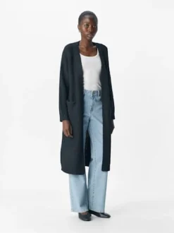 Discount Objmilu Ls Lo Long Knit Cardigan Cardigans