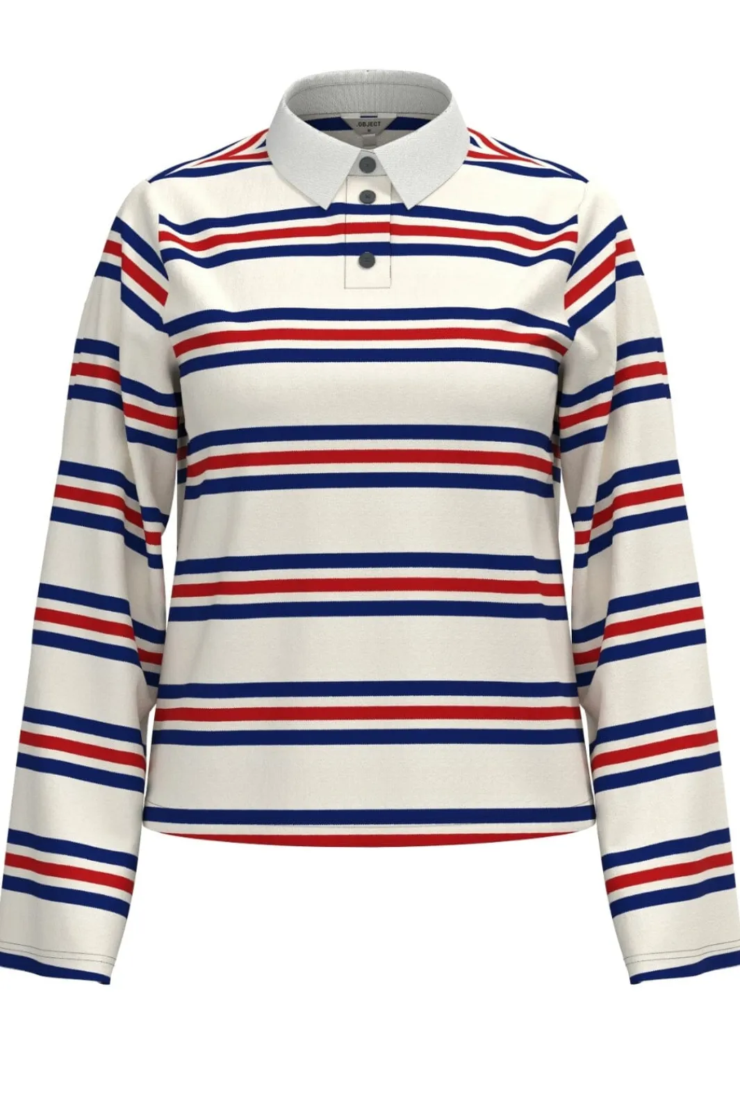 Hot Objnana L/S Re Polo Top Bluser & Skjorter