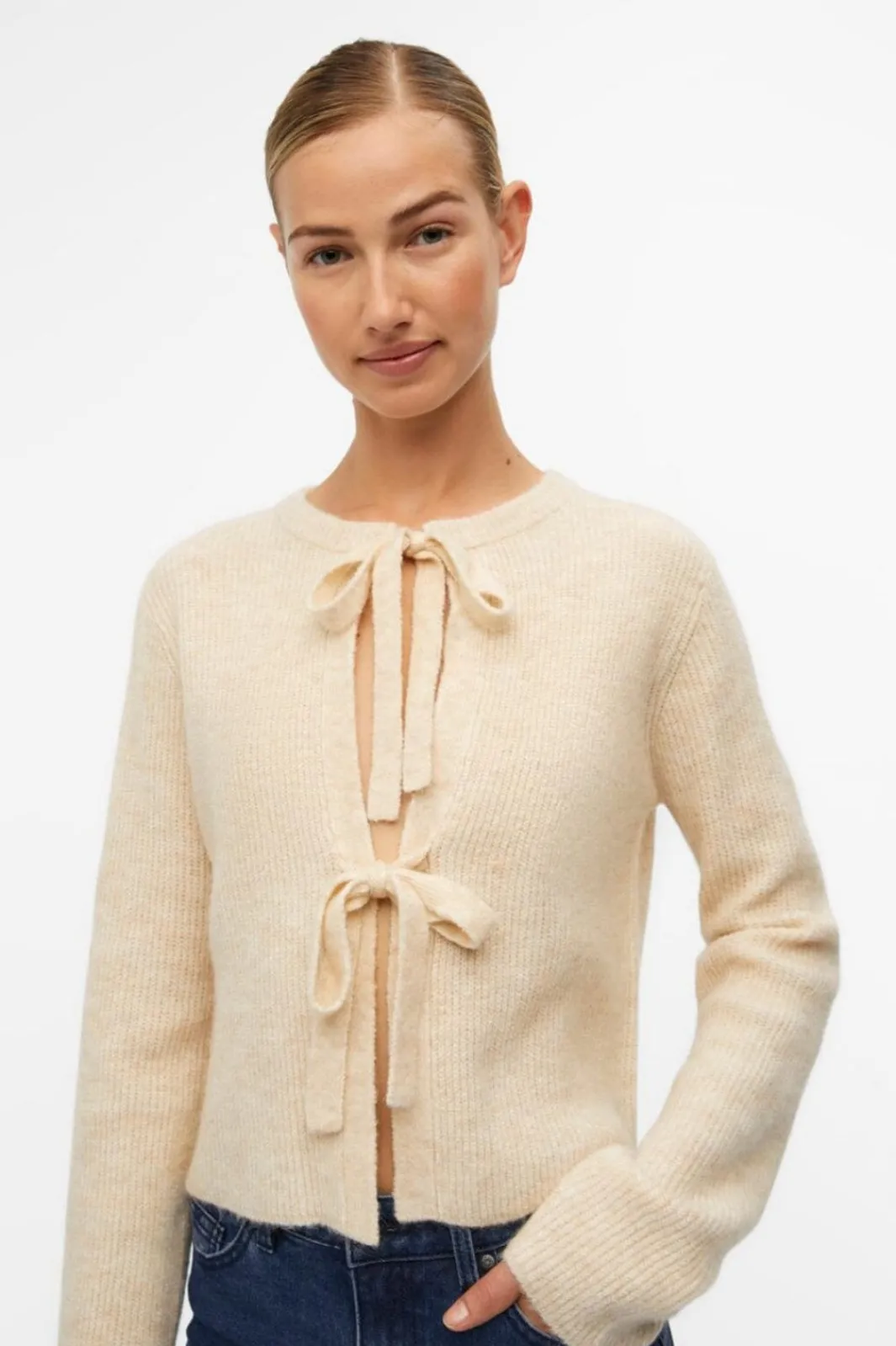 Online Objparvi Knit Cardigan 130 Cardigans|Ammevenligt Tøj