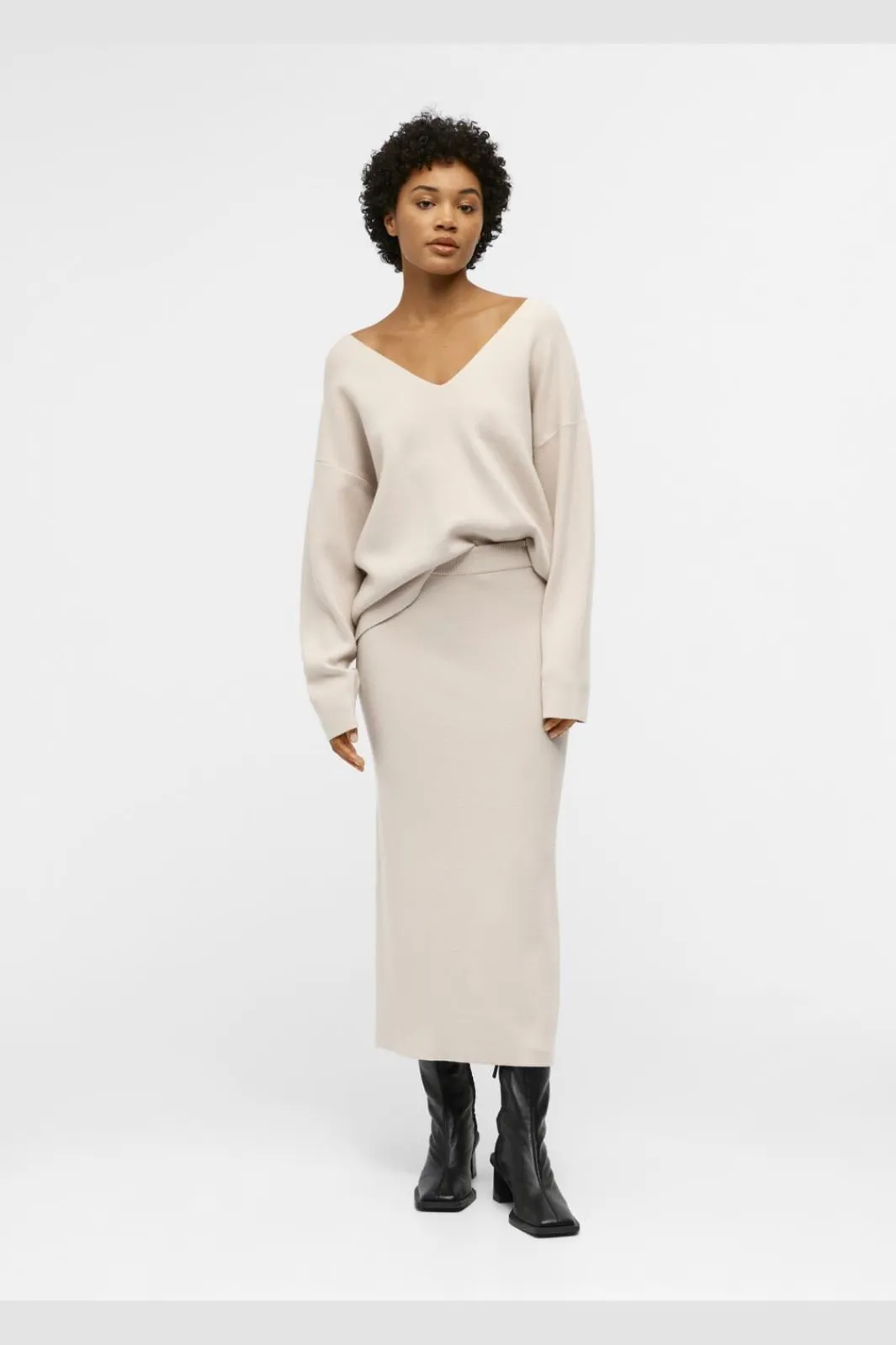 Hot Objreynard Knit Skirt Nederdele