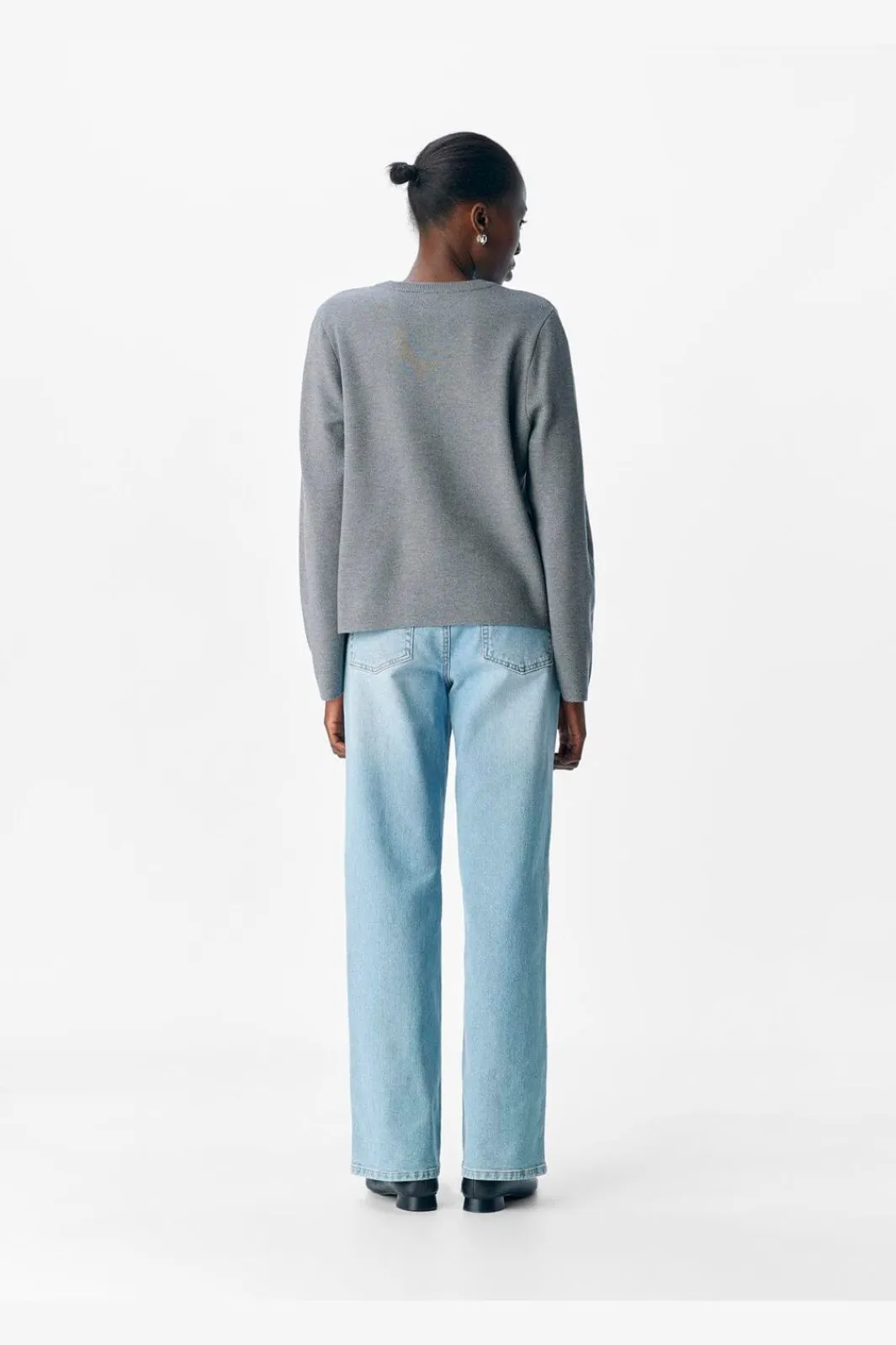 Hot Objreynard O-Neck Pullover Strik|Bluser & Skjorter