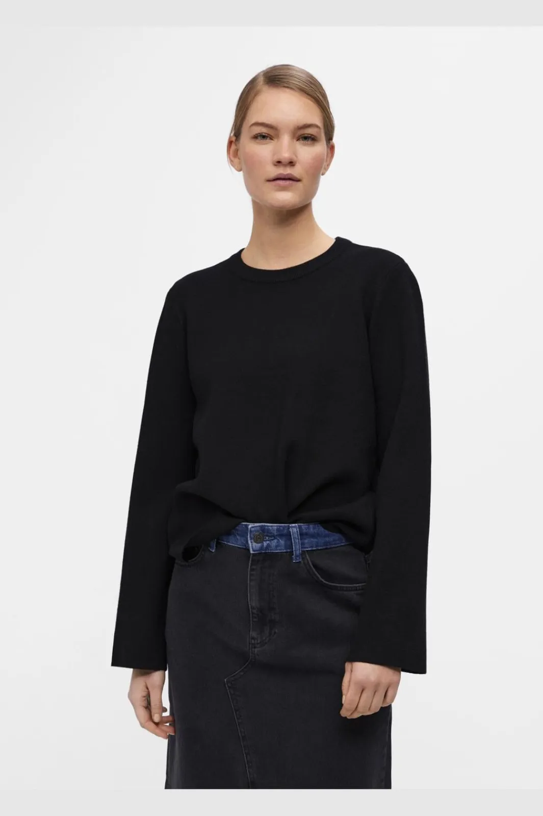 Object Bluser & Skjorter|Strik<Objreynard Square Sleeve O-Neck
