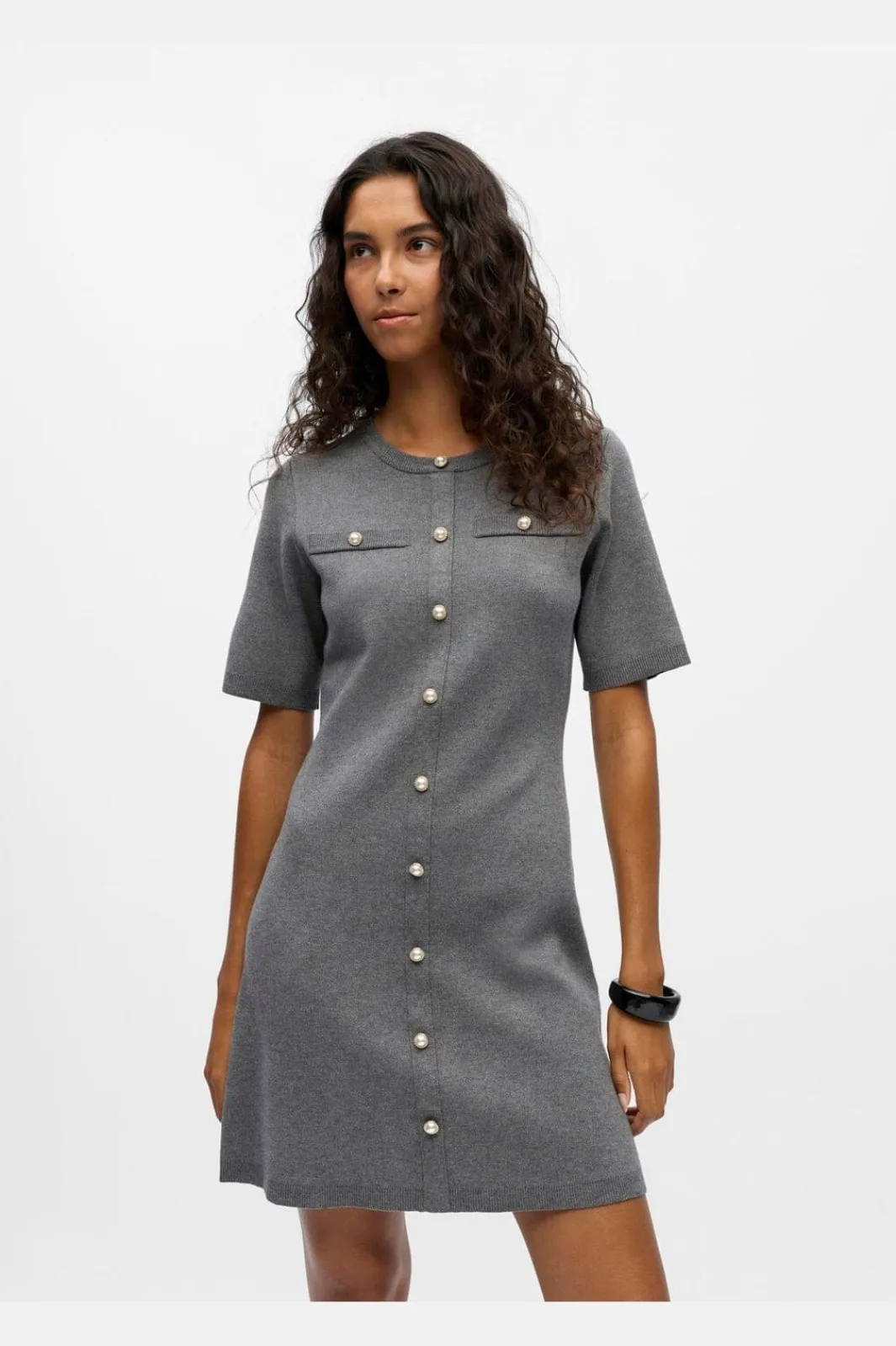 New Objreynard S/S Knit Re Dress Kjoler
