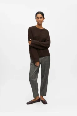 Best Objsaggia Ls Lo Pullover Strik|Bluser & Skjorter