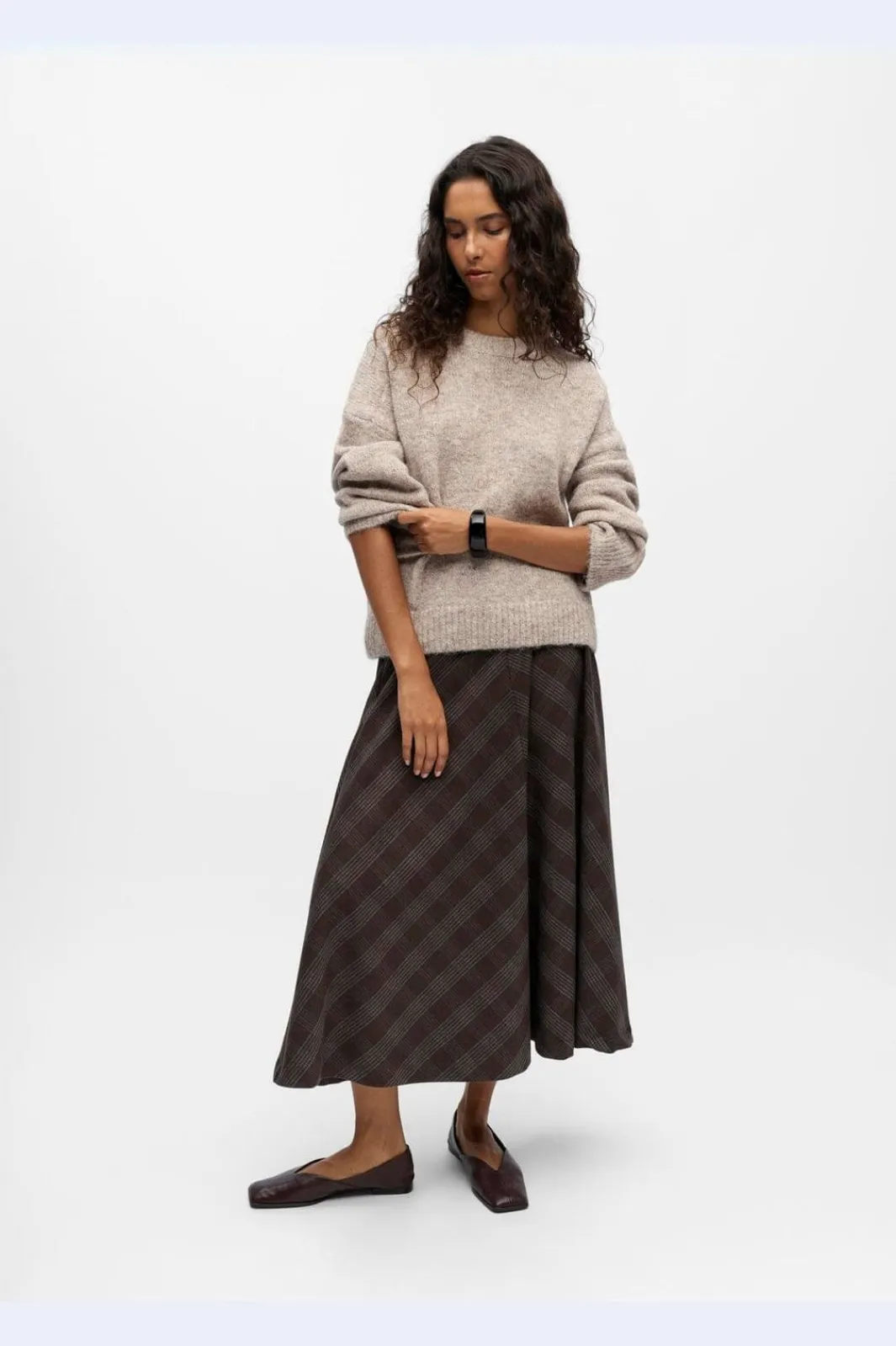 Object Strik|Bluser & Skjorter<Objsaggia Ls Lo Pullover