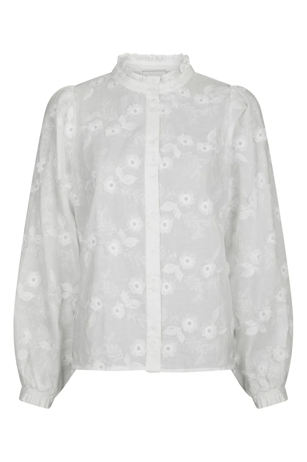 Neo Noir Bluser & Skjorter|Ammevenligt Tøj<Oda Deco Emb Shirt 166733