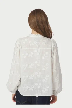 Neo Noir Bluser & Skjorter|Ammevenligt Tøj<Oda Deco Emb Shirt 166733