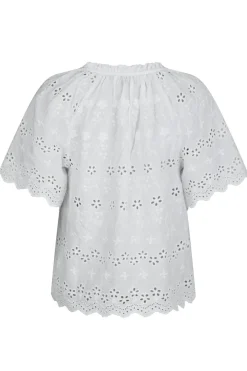 Sale Odet Embroidery Blouse 165172 Bluser & Skjorter