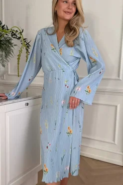 BYIC Kjoler<Ofeliaic Long Wrap Dress A23640