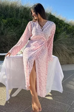 Online Ofeliaic Long Wrap Dress A23640 Kjoler