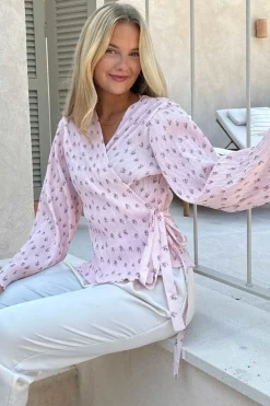 Hot Ofeliaic Wrap Shirt A23939 Bluser & Skjorter