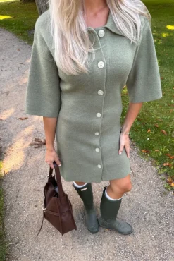 Hot Oliviaic Knit Dress H105-1 Kjoler|Ammevenligt Tøj