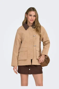 Sale Onlaggie Faux Suede Contrast Jacket Overtøj & Jakker