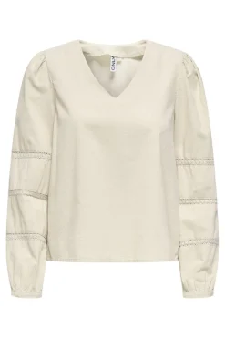 Only Bluser & Skjorter<Onlaime L/S Cord Tape Blouse Cc