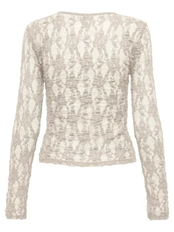 Outlet Onlalba L/S Lace Top Bluser & Skjorter