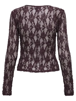 Onlalba L/S Lace Top Bluser & Skjorter