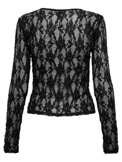 Only Bluser & Skjorter<Onlalba L/S Lace Top