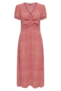 Onlancona Ss V-Neck Dress Moch Kjoler