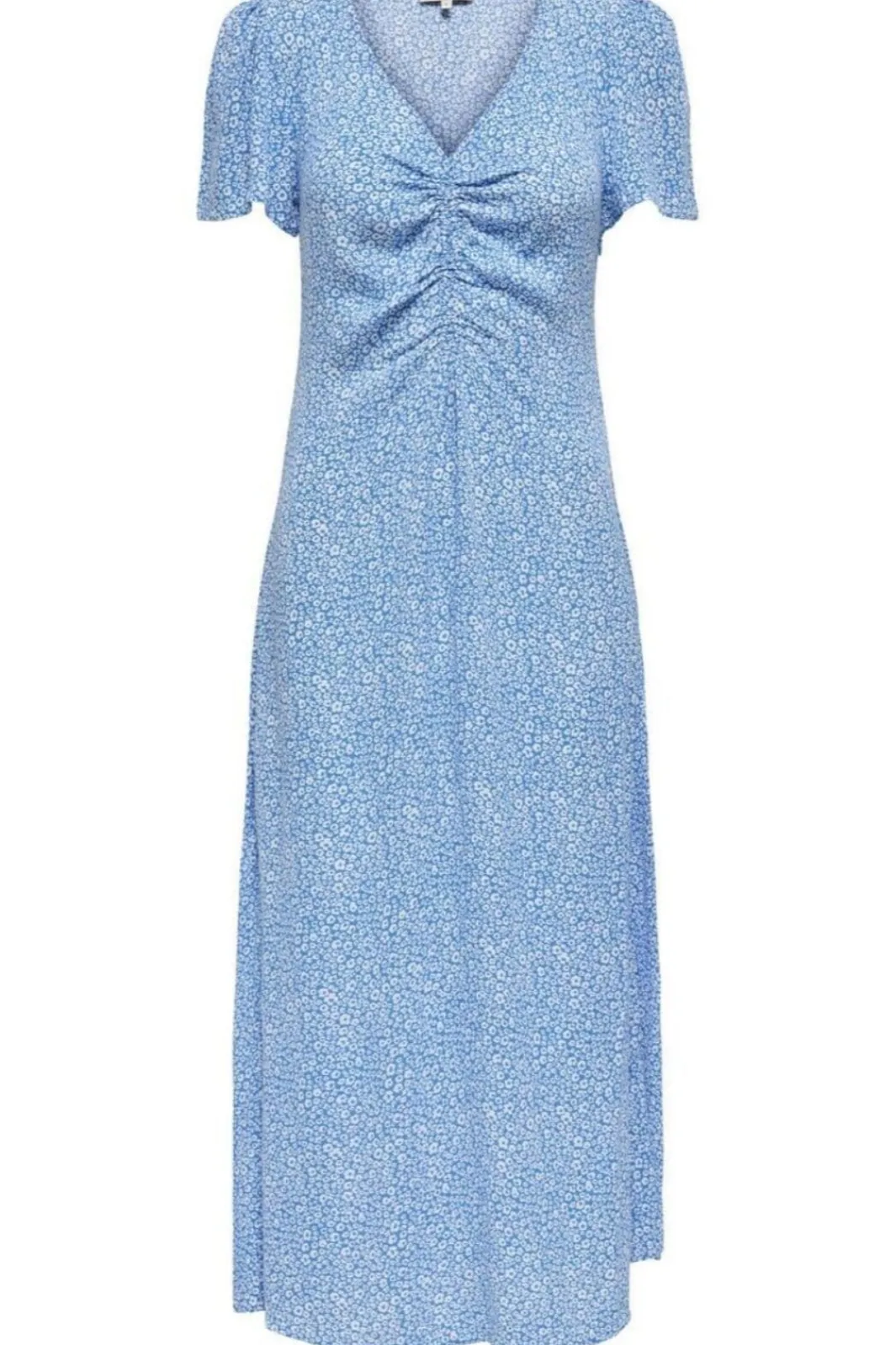 Discount Onlancona Ss V-Neck Dress Moch Kjoler