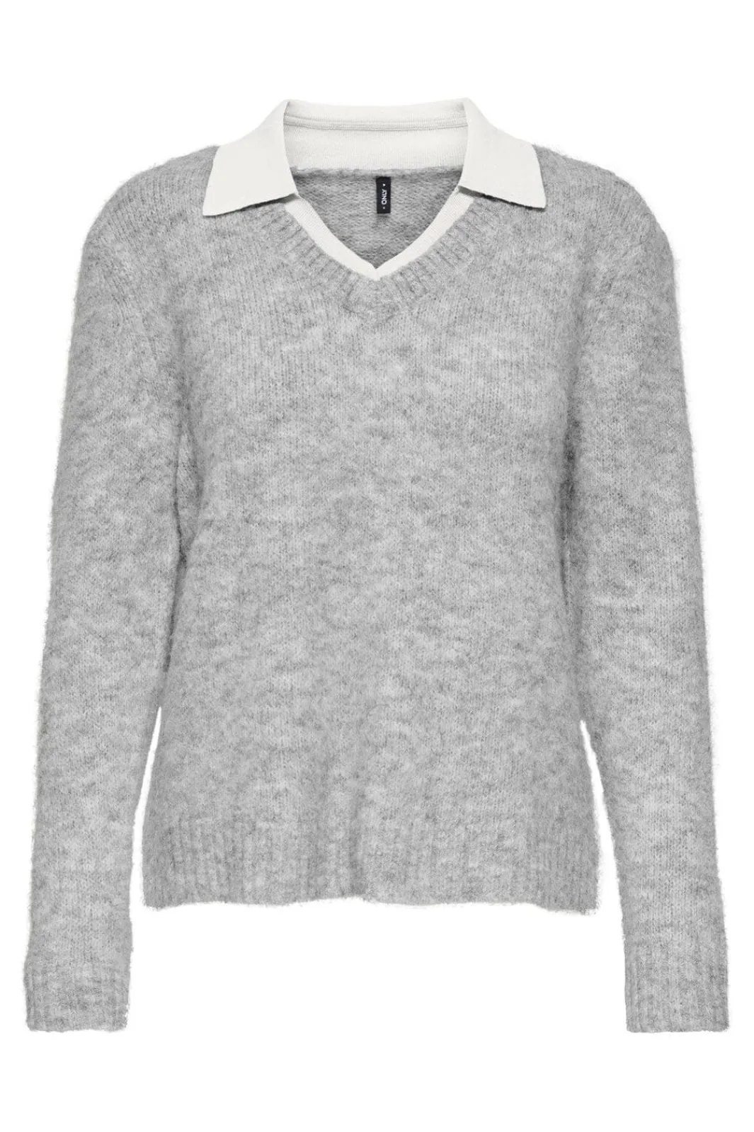 Only Strik|Bluser & Skjorter<Onlazu Ls Polo Neck Knt