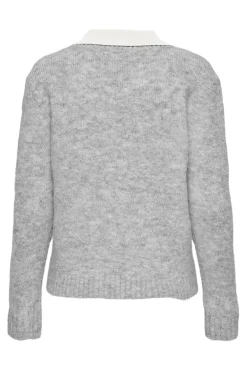 Only Strik|Bluser & Skjorter<Onlazu Ls Polo Neck Knt