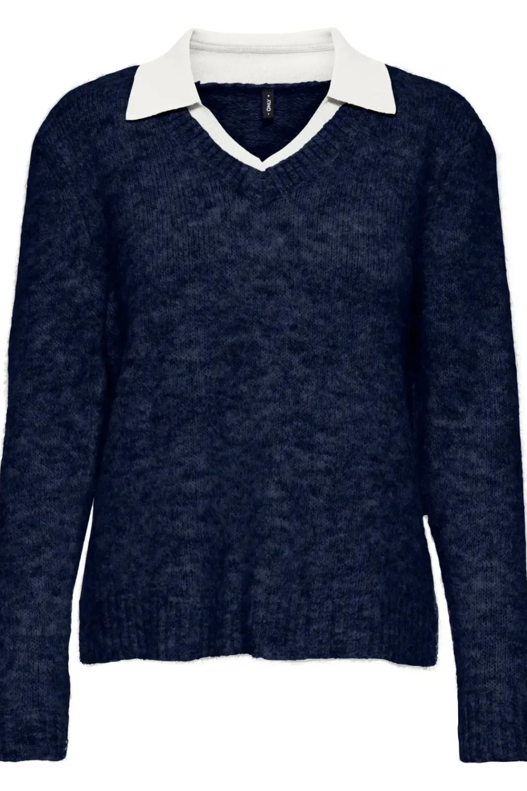 New Onlazu Ls Polo Neck Knt Strik|Bluser & Skjorter