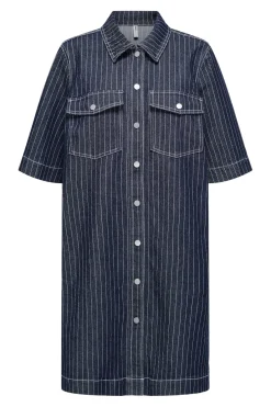 Only Kjoler|Ammevenligt Tøj<Onlbelle S/S Stripe Dress Gua