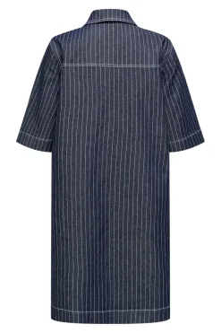 Only Kjoler|Ammevenligt Tøj<Onlbelle S/S Stripe Dress Gua