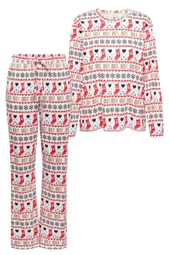 Only Nattøj & Lingeri<Onlblanca L/S Nightwear Secs