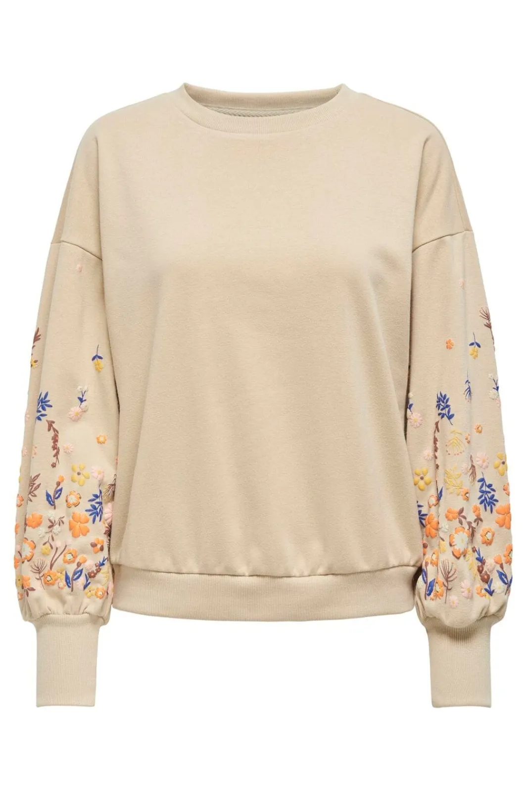 Only Sweatsæt & Comfy Wear|Bluser & Skjorter<Onlbrooke L/S O-Neck Flower Swt