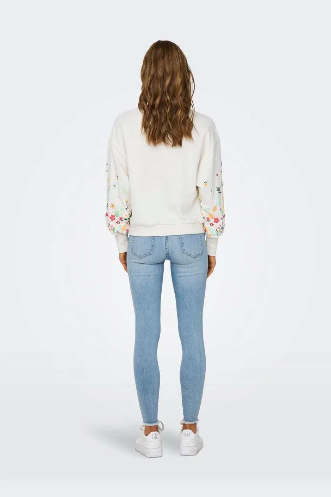Outlet Onlbrooke L/S O-Neck Flower Swt Sweatsæt & Comfy Wear|Bluser & Skjorter
