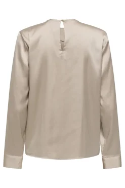 Only Bluser & Skjorter<Onlcamille Ls Satin Deatil Top