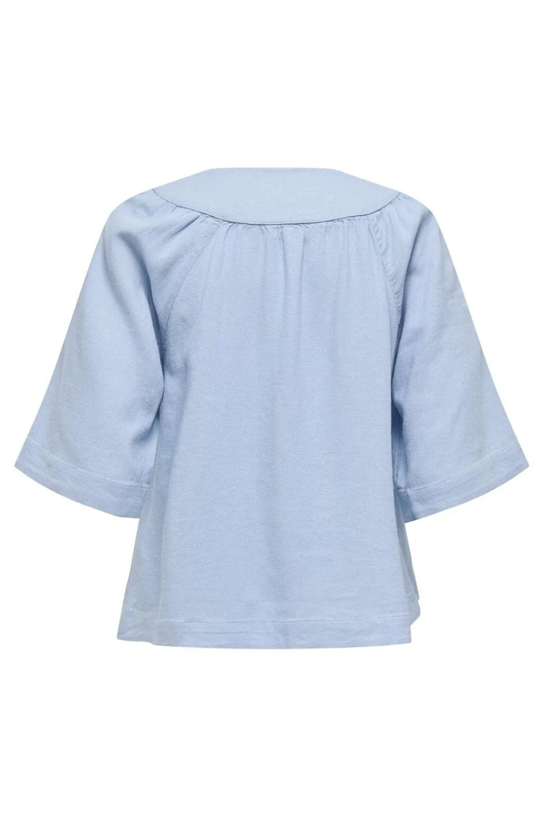 Only T-Shirts & Toppe<Onlcaro 2/4 V-Neck Linen Bl Top Cc