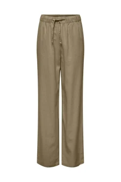 Only Bukser, Jeans & Leggings<Onlcaro Linen Bl Pull-Up Pant Cc
