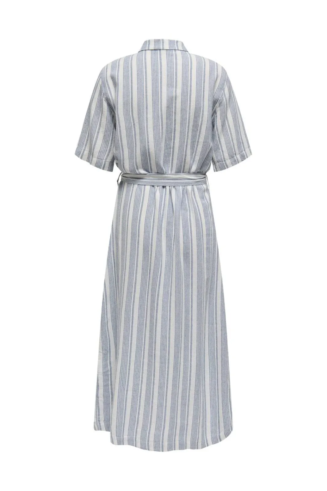 Hot Onlcaro S/S Linen Bl Belt Dress Cc Kjoler|Ammevenligt Tøj