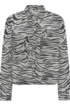 Only Bluser & Skjorter<Onlcassie Ls Zebra Shirt Sik