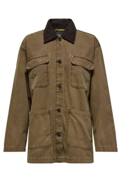 Only Overtøj & Jakker<Onlcava Collar Coat Cc