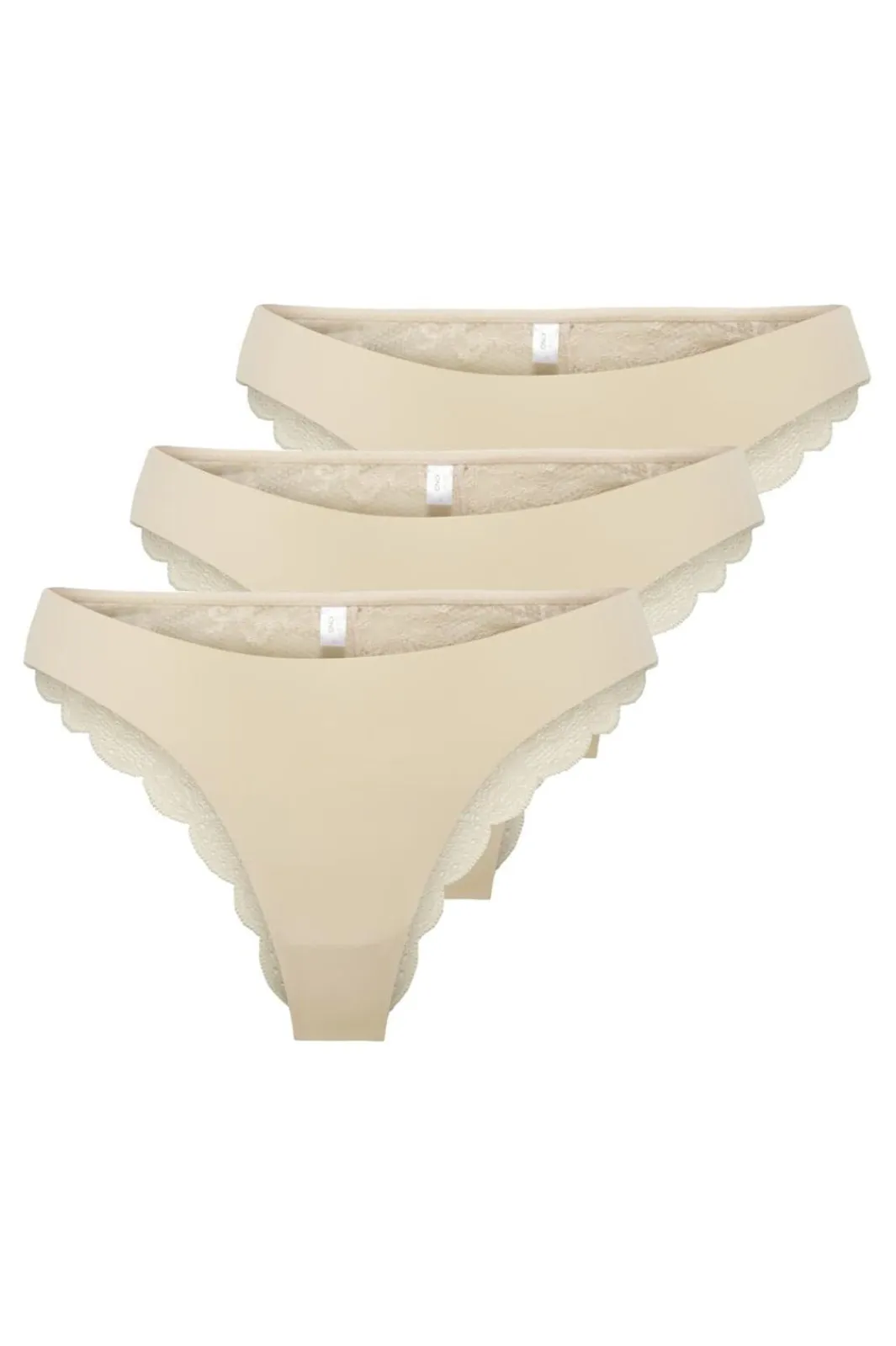 Only Nattøj & Lingeri<Onlchloe Lace Brazil 3-Pack Acc